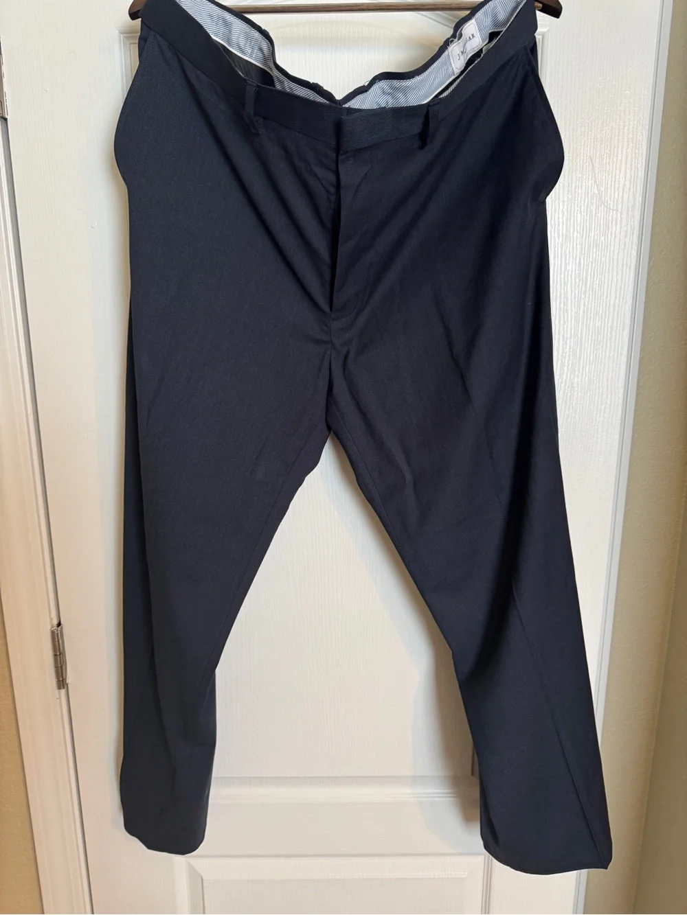 Haggar Men's Dark Navy Two-Button Suit